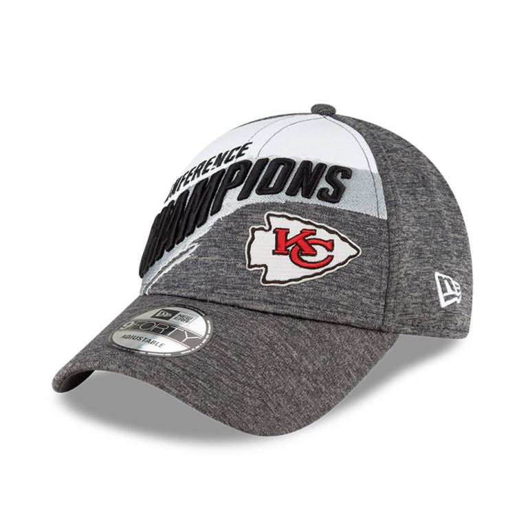 Gorras New Era 9forty Grises - Kansas City Chiefs Conference Champs 2021 49018ZSCM